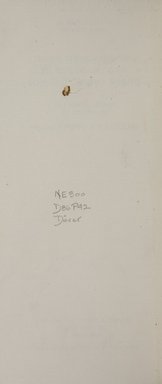 <em>"Blank page."</em>, 1908. Printed material. Brooklyn Museum, NYARC Documenting the Gilded Age phase 2. (Photo: New York Art Resources Consortium, NE300_D86_P42_0004.jpg