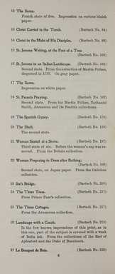 <em>"Checklist."</em>, 1908. Printed material. Brooklyn Museum, NYARC Documenting the Gilded Age phase 2. (Photo: New York Art Resources Consortium, NE300_D86_P42_0008.jpg