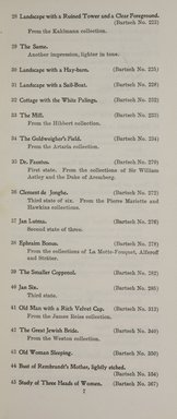 <em>"Checklist."</em>, 1908. Printed material. Brooklyn Museum, NYARC Documenting the Gilded Age phase 2. (Photo: New York Art Resources Consortium, NE300_D86_P42_0009.jpg
