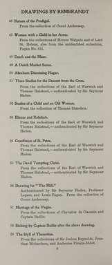 <em>"Checklist."</em>, 1908. Printed material. Brooklyn Museum, NYARC Documenting the Gilded Age phase 2. (Photo: New York Art Resources Consortium, NE300_D86_P42_0010.jpg