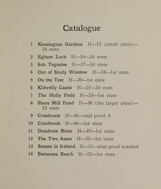 <em>"Checklist."</em>, 1913. Printed material. Brooklyn Museum, NYARC Documenting the Gilded Age phase 2. (Photo: New York Art Resources Consortium, NE300_H11_K86_0005.jpg