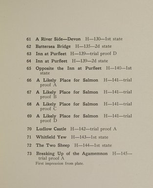 <em>"Checklist."</em>, 1913. Printed material. Brooklyn Museum, NYARC Documenting the Gilded Age phase 2. (Photo: New York Art Resources Consortium, NE300_H11_K86_0009.jpg