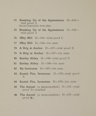 <em>"Checklist."</em>, 1913. Printed material. Brooklyn Museum, NYARC Documenting the Gilded Age phase 2. (Photo: New York Art Resources Consortium, NE300_H11_K86_0010.jpg