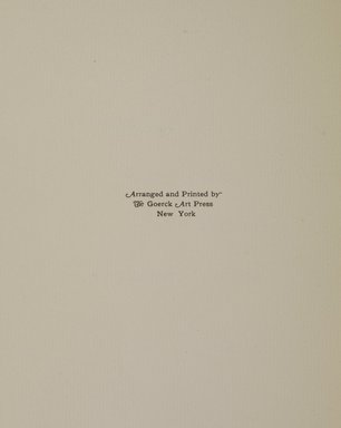 <em>"Back matter."</em>, 1913. Printed material. Brooklyn Museum, NYARC Documenting the Gilded Age phase 2. (Photo: New York Art Resources Consortium, NE300_H11_K86_0018.jpg