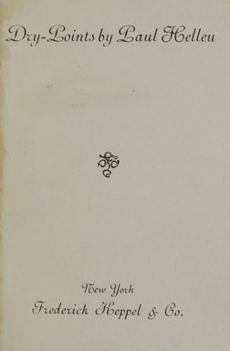 <em>"Title page."</em>, 1895. Printed material. Brooklyn Museum, NYARC Documenting the Gilded Age phase 2. (Photo: New York Art Resources Consortium, NE300_H37_K44_0003.jpg