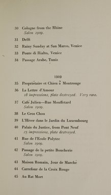 <em>"Checklist."</em>, 1914. Printed material. Brooklyn Museum, NYARC Documenting the Gilded Age phase 2. (Photo: New York Art Resources Consortium, NE300_H78_K38_0009.jpg