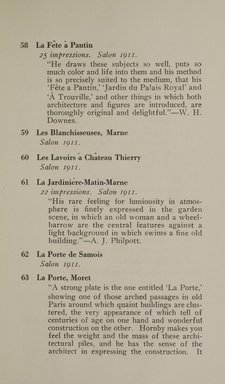 <em>"Checklist."</em>, 1914. Printed material. Brooklyn Museum, NYARC Documenting the Gilded Age phase 2. (Photo: New York Art Resources Consortium, NE300_H78_K38_0011.jpg