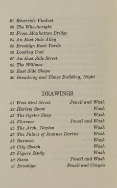 <em>"Checklist."</em>, 1916. Printed material. Brooklyn Museum, NYARC Documenting the Gilded Age phase 2. (Photo: New York Art Resources Consortium, NE300_H79_K44_0008.jpg