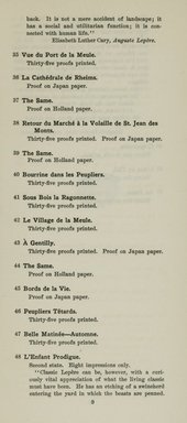 <em>"Checklist."</em>, 1912. Printed material. Brooklyn Museum, NYARC Documenting the Gilded Age phase 2. (Photo: New York Art Resources Consortium, NE300_L55_K44_1912_0011.jpg