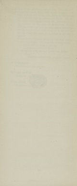 <em>"Blank page."</em>, 1912. Printed material. Brooklyn Museum, NYARC Documenting the Gilded Age phase 2. (Photo: New York Art Resources Consortium, NE300_L55_K44_1912_0014.jpg