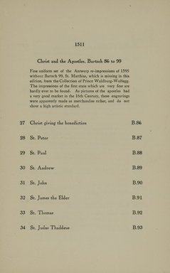 <em>"Checklist."</em>, 1908. Printed material. Brooklyn Museum, NYARC Documenting the Gilded Age phase 2. (Photo: New York Art Resources Consortium, NE300_L59_R11_0029.jpg