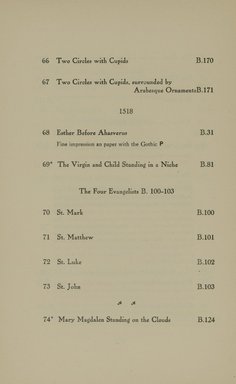 <em>"Checklist."</em>, 1908. Printed material. Brooklyn Museum, NYARC Documenting the Gilded Age phase 2. (Photo: New York Art Resources Consortium, NE300_L59_R11_0032.jpg