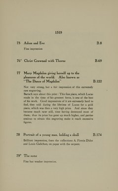 <em>"Checklist."</em>, 1908. Printed material. Brooklyn Museum, NYARC Documenting the Gilded Age phase 2. (Photo: New York Art Resources Consortium, NE300_L59_R11_0033.jpg
