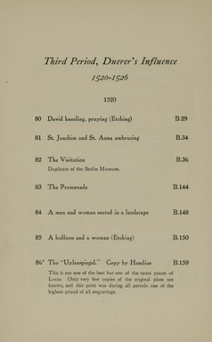 <em>"Checklist."</em>, 1908. Printed material. Brooklyn Museum, NYARC Documenting the Gilded Age phase 2. (Photo: New York Art Resources Consortium, NE300_L59_R11_0034.jpg
