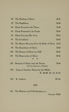 <em>"Checklist."</em>, 1908. Printed material. Brooklyn Museum, NYARC Documenting the Gilded Age phase 2. (Photo: New York Art Resources Consortium, NE300_L59_R11_0038.jpg