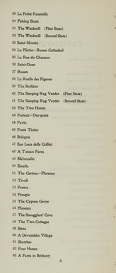 <em>"Checklist."</em>, 1907. Printed material. Brooklyn Museum, NYARC Documenting the Gilded Age phase 2. (Photo: New York Art Resources Consortium, NE300_M22_K44_1907_0010.jpg