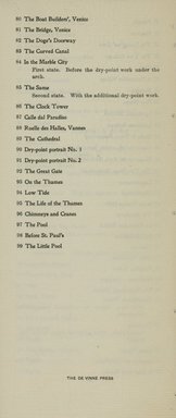 <em>"Checklist."</em>, 1911. Printed material. Brooklyn Museum, NYARC Documenting the Gilded Age phase 2. (Photo: New York Art Resources Consortium, NE300_M22_K44_1911_0014.jpg