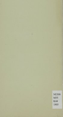 <em>"Back cover."</em>, 1905. Printed material. Brooklyn Museum, NYARC Documenting the Gilded Age phase 2. (Photo: New York Art Resources Consortium, NE300_M55_K44_1905_0020.jpg