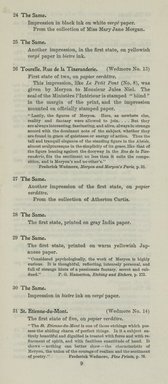 <em>"Checklist."</em>, 1909. Printed material. Brooklyn Museum, NYARC Documenting the Gilded Age phase 2. (Photo: New York Art Resources Consortium, NE300_M55_K44_1909_0011.jpg