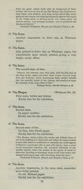 <em>"Checklist."</em>, 1909. Printed material. Brooklyn Museum, NYARC Documenting the Gilded Age phase 2. (Photo: New York Art Resources Consortium, NE300_M55_K44_1909_0014.jpg