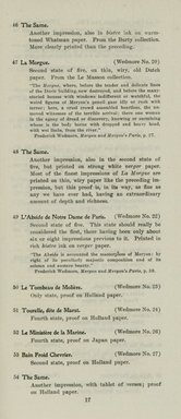 <em>"Checklist."</em>, 1911. Printed material. Brooklyn Museum, NYARC Documenting the Gilded Age phase 2. (Photo: New York Art Resources Consortium, NE300_M55_K44_1911_0019.jpg