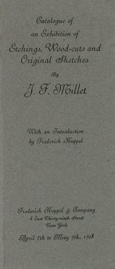 <em>"Front cover."</em>, 1908. Printed material. Brooklyn Museum, NYARC Documenting the Gilded Age phase 2. (Photo: New York Art Resources Consortium, NE300_M61_K44c_0001.jpg