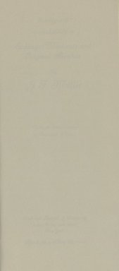 <em>"Blank page."</em>, 1908. Printed material. Brooklyn Museum, NYARC Documenting the Gilded Age phase 2. (Photo: New York Art Resources Consortium, NE300_M61_K44c_0003.jpg