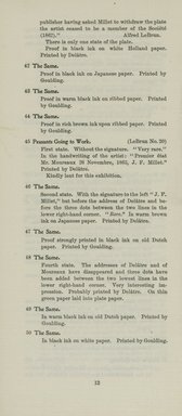 <em>"Checklist."</em>, 1908. Printed material. Brooklyn Museum, NYARC Documenting the Gilded Age phase 2. (Photo: New York Art Resources Consortium, NE300_M61_K44c_0016.jpg