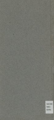 <em>"Back cover."</em>, 1908. Printed material. Brooklyn Museum, NYARC Documenting the Gilded Age phase 2. (Photo: New York Art Resources Consortium, NE300_M61_K44c_0028.jpg