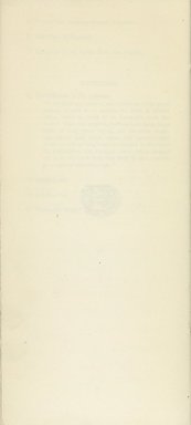 <em>"Blank page."</em>, 1912. Printed material. Brooklyn Museum, NYARC Documenting the Gilded Age phase 2. (Photo: New York Art Resources Consortium, NE300_P38_K44L_0018.jpg