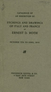 <em>"Front cover."</em>, 1915. Printed material. Brooklyn Museum, NYARC Documenting the Gilded Age phase 2. (Photo: New York Art Resources Consortium, NE300_R74_K44_0001.jpg