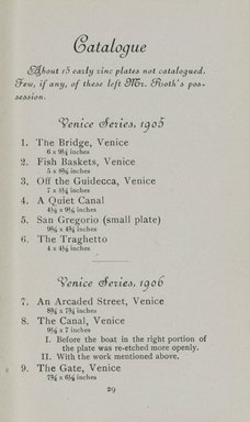<em>"Checklist."</em>, 1916. Printed material. Brooklyn Museum, NYARC Documenting the Gilded Age phase 2. (Photo: New York Art Resources Consortium, NE300_R74_K44p_0031.jpg