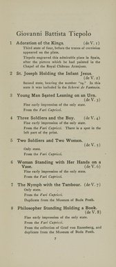 <em>"Checklist."</em>, 1922. Printed material. Brooklyn Museum, NYARC Documenting the Gilded Age phase 2. (Photo: New York Art Resources Consortium, NE300_T44_K44_0009.jpg