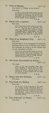 <em>"Checklist."</em>, 1922. Printed material. Brooklyn Museum, NYARC Documenting the Gilded Age phase 2. (Photo: New York Art Resources Consortium, NE300_T44_K44_0018.jpg