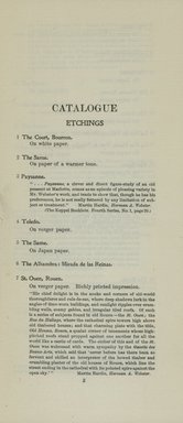 <em>"Checklist."</em>, 1910. Printed material. Brooklyn Museum, NYARC Documenting the Gilded Age phase 2. (Photo: New York Art Resources Consortium, NE300_W39_K44_1910_0005.jpg