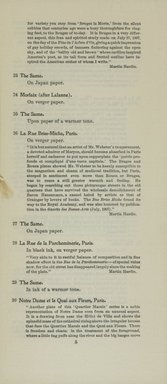 <em>"Checklist."</em>, 1910. Printed material. Brooklyn Museum, NYARC Documenting the Gilded Age phase 2. (Photo: New York Art Resources Consortium, NE300_W39_K44_1910_0007.jpg