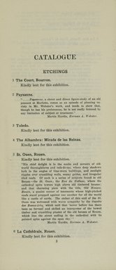 <em>"Checklist."</em>, 1913. Printed material. Brooklyn Museum, NYARC Documenting the Gilded Age phase 2. (Photo: New York Art Resources Consortium, NE300_W39_K44_1913_0005.jpg