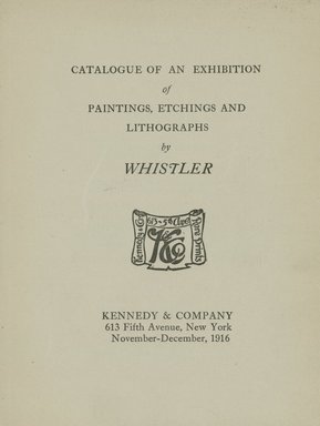 <em>"Title page."</em>, 1916. Printed material. Brooklyn Museum, NYARC Documenting the Gilded Age phase 2. (Photo: New York Art Resources Consortium, NE300_W57_K37_0003.jpg