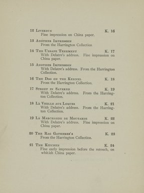 <em>"Checklist."</em>, 1916. Printed material. Brooklyn Museum, NYARC Documenting the Gilded Age phase 2. (Photo: New York Art Resources Consortium, NE300_W57_K37_0006.jpg