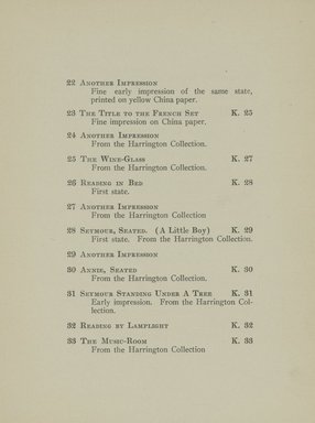 <em>"Checklist."</em>, 1916. Printed material. Brooklyn Museum, NYARC Documenting the Gilded Age phase 2. (Photo: New York Art Resources Consortium, NE300_W57_K37_0007.jpg