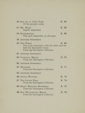 <em>"Checklist."</em>, 1916. Printed material. Brooklyn Museum, NYARC Documenting the Gilded Age phase 2. (Photo: New York Art Resources Consortium, NE300_W57_K37_0010.jpg