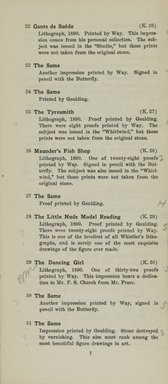 <em>"Checklist."</em>, 1921. Printed material. Brooklyn Museum, NYARC Documenting the Gilded Age phase 2. (Photo: New York Art Resources Consortium, NE300_W57_K44L_1921_0009.jpg