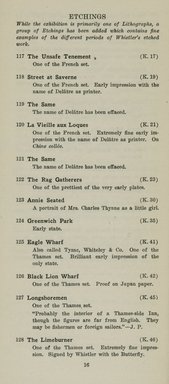 <em>"Checklist."</em>, 1921. Printed material. Brooklyn Museum, NYARC Documenting the Gilded Age phase 2. (Photo: New York Art Resources Consortium, NE300_W57_K44L_1921_0018.jpg