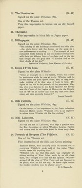 <em>"Checklist."</em>, 1922. Printed material. Brooklyn Museum, NYARC Documenting the Gilded Age phase 2. (Photo: New York Art Resources Consortium, NE300_W57_K44L_1922_0010.jpg