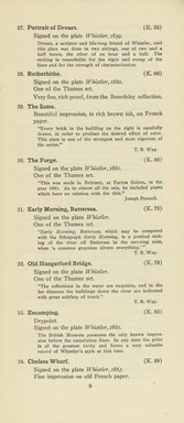 <em>"Checklist."</em>, 1922. Printed material. Brooklyn Museum, NYARC Documenting the Gilded Age phase 2. (Photo: New York Art Resources Consortium, NE300_W57_K44L_1922_0011.jpg