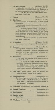 <em>"Checklist."</em>, 1905. Printed material. Brooklyn Museum, NYARC Documenting the Gilded Age phase 2. (Photo: New York Art Resources Consortium, NE300_W57_K44_1905_0014.jpg