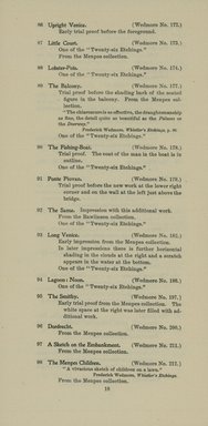<em>"Checklist."</em>, 1905. Printed material. Brooklyn Museum, NYARC Documenting the Gilded Age phase 2. (Photo: New York Art Resources Consortium, NE300_W57_K44_1905_0020.jpg