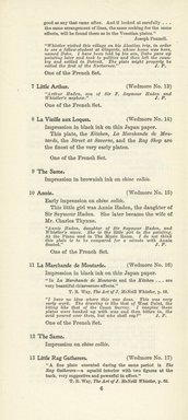 <em>"Checklist."</em>, 1909. Printed material. Brooklyn Museum, NYARC Documenting the Gilded Age phase 2. (Photo: New York Art Resources Consortium, NE300_W57_K44_1909_0008.jpg