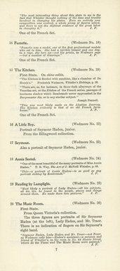 <em>"Checklist."</em>, 1909. Printed material. Brooklyn Museum, NYARC Documenting the Gilded Age phase 2. (Photo: New York Art Resources Consortium, NE300_W57_K44_1909_0009.jpg