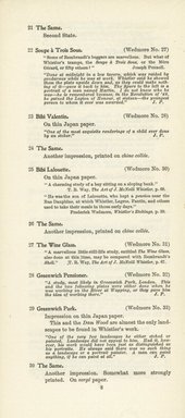<em>"Checklist."</em>, 1909. Printed material. Brooklyn Museum, NYARC Documenting the Gilded Age phase 2. (Photo: New York Art Resources Consortium, NE300_W57_K44_1909_0010.jpg